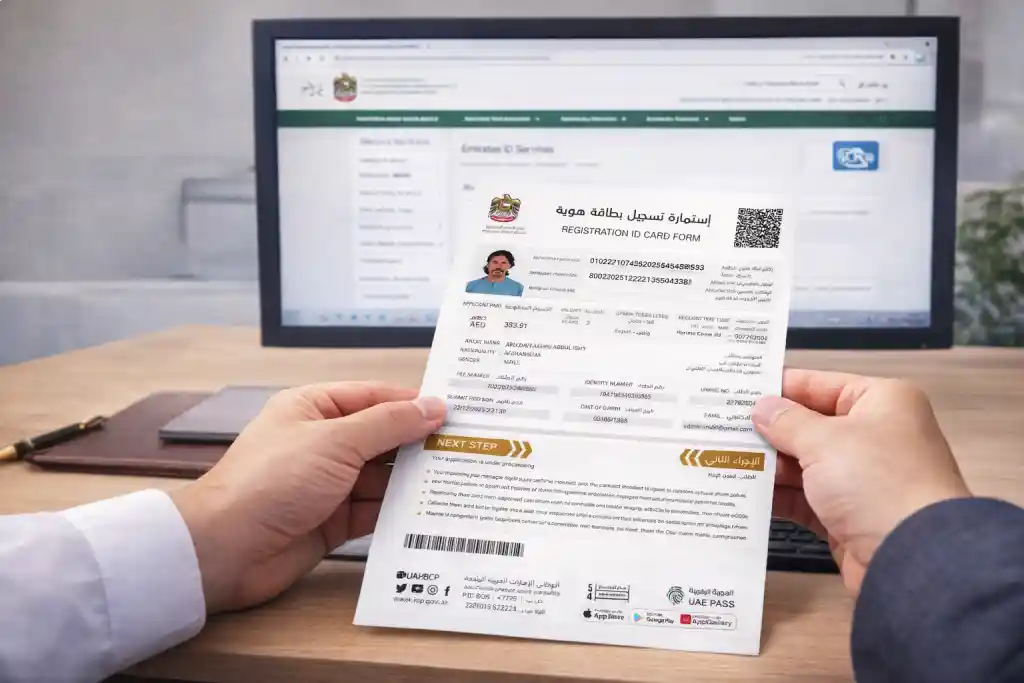 Replacement for Lost or Damaged Emirates ID_
